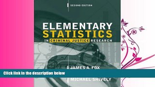 complete  Elementary Statistics in Criminal Justice Research (2nd Edition)