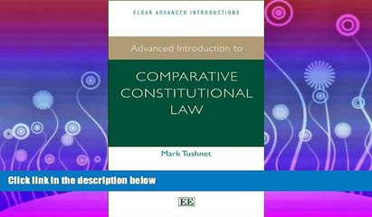 different   Advanced Introduction to Comparative Constitutional Law (Elgar Advanced Introductions