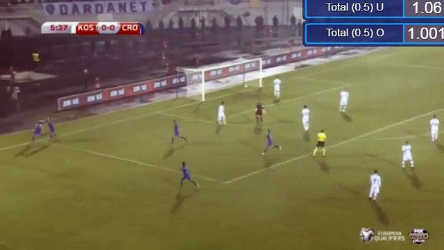 0-1 Mario Mandžukić Goal HD - Kosovo 0-1 Croatia - 06.10.2016 HD