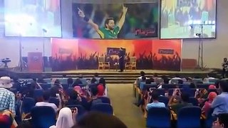 Shahid Afridi gets a huge welcome at NUST Islamabad