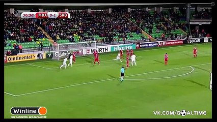 0-2 Branislav Ivanović Goal HD - Moldova 0-2 Serbia - 06.10.2016 HD