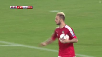 Marko Arnautovic Second Goal HD - Austria 2-2 Wales 06.10.2016 HD