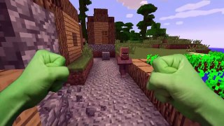 REALISTIC MINECRAFT - STEVE BECOMES HULK