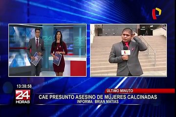 Cae implicado en asesinato de mujeres calcinadas en San Juan de Lurigancho