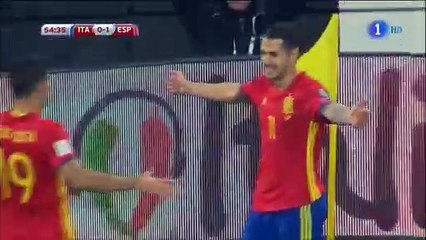 0-1 Vitolo Super Goal HD - Italy 0-1 Spain - 06.10.2016 HD