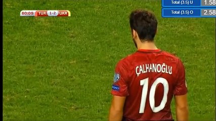 Hakan Penalty  Goal HD - Turkey 2-2 Ukraine - 06.10.2016 HD