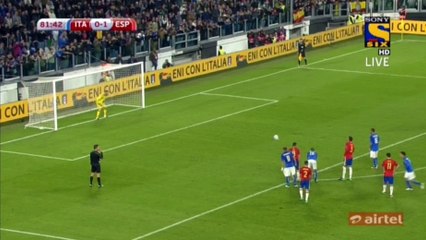 1-1 Daniele De Rossi Penalty Goal HD  Italy 1-1 Spain