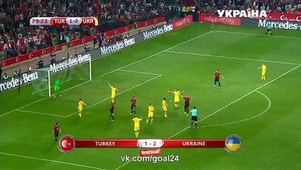 2-2 Hakan Penalty Goal HD - Turkey 2-2 Ukraine - 06.10.2016 HD