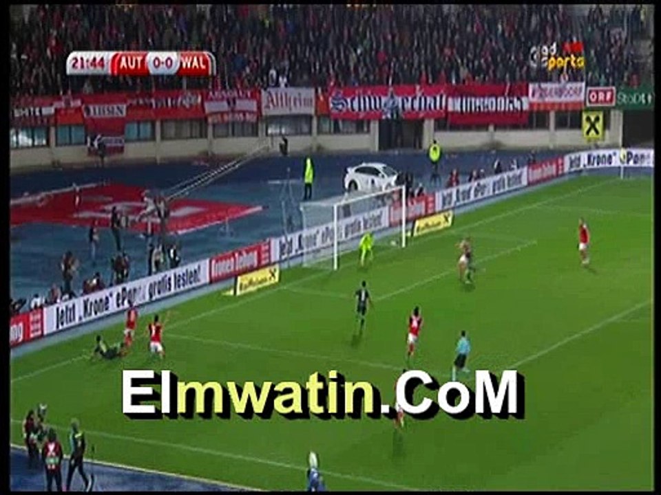 "ويلز" تتعادل امام النمسا 2/2 بتصفيات كأس العالم بمشاركة جاريث بيل