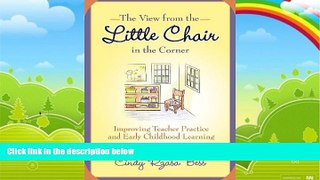 Big Deals  The View from the Little Chair in the Corner: Improving Teacher Practice and Early