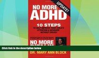 Big Deals  No More ADHD  Best Seller Books Most Wanted