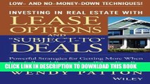[PDF] Investing in Real Estate With Lease Options and 