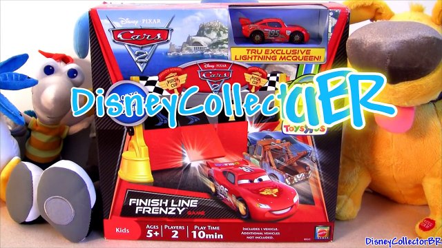 Finish Line Frenzy playset TRU Toysrus Exclusive Gold Lightning Mcqueen edition Disney Pixar