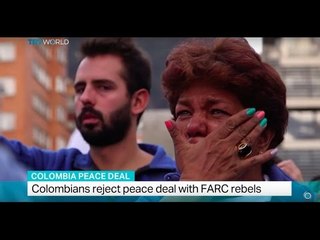 Télécharger la video: Colombia Peace Deal: Colombians reject peace deal with FARC rebels