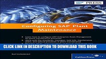 [Read PDF] SAP Plant Maintenance (SAP PM): Configuration Guide (SAP PRESS) Download Free