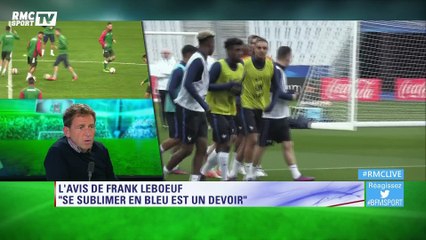 After Foot - Frank Leboeuf avait l’impression de jouer avec le frein à main en Bleus