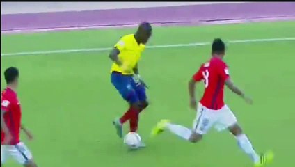 Antonio Valencia  GOAL HD Ecuador	 1-0	Chile 07.10.2016