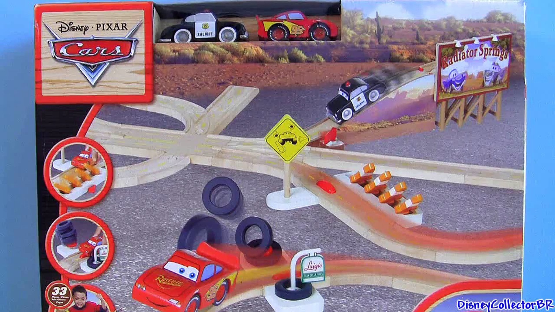 radiator springs wooden playset