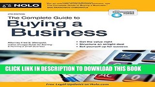 [PDF] The Complete Guide to Buying a Business Popular Online