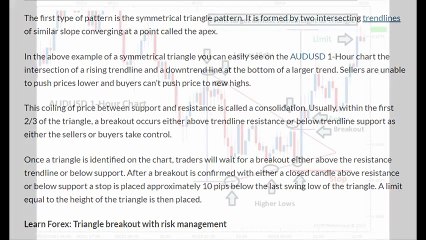 3 Easy Triangle Patterns Every Forex Trader Should Know