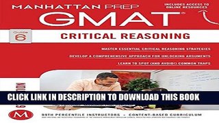 [PDF] GMAT Critical Reasoning Popular Collection