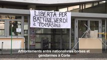 Affrontements entre nationalistes Corses et gendarmes à Corte