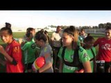 Seleção Brasileira Feminina Sub-17 faz treino físico-técnico, na Jordânia