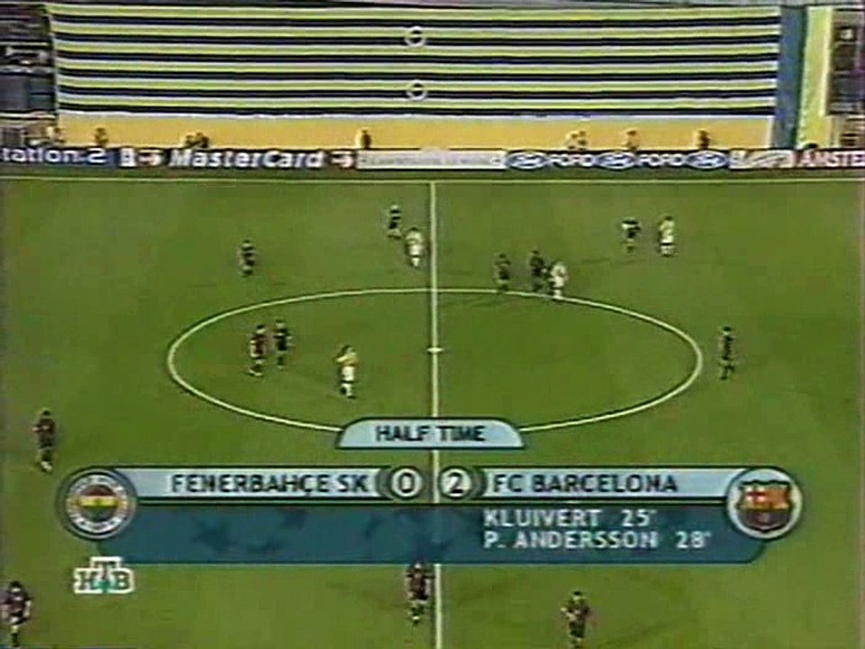 Fenerbahce v. FC Barcelona  18.09.2001 Champions League 2001/2002