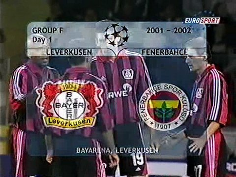 Bayer Leverkusen v. Fenerbahce 10.10.2001 Champions League 2001/2002