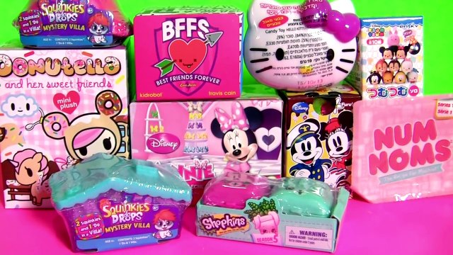 Kids Toys Squinkies Do Drops Mystery Villa Surprise BFFS Donutella NUM NOMS Minnie Shopkins