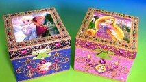 Music Box Surprise Princess Anna Elsa Disney Frozen & Rapunzel Surprise Blind Bags Kids toys