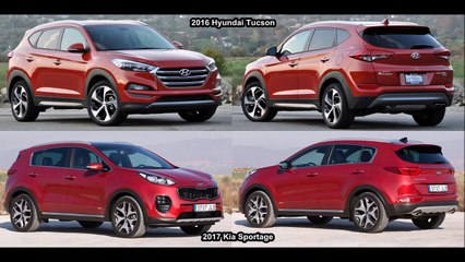 2017 Kia Sportage Vs 2016 Hyundai Tucson - DESIGN!