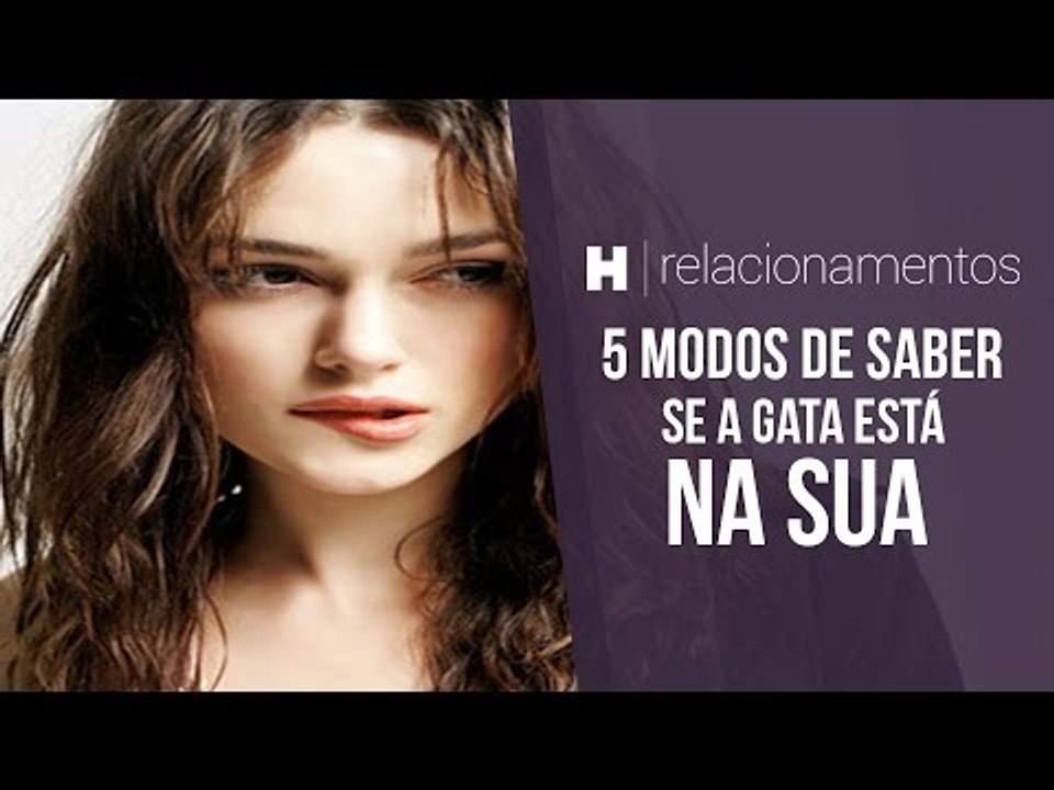 5 modos de saber se a gata está na sua