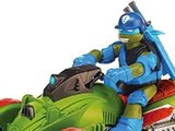 Tortugas Ninja Adolescentes Mutantes Ninja AT3 Vehículo Con Leo Figuras Juguetes