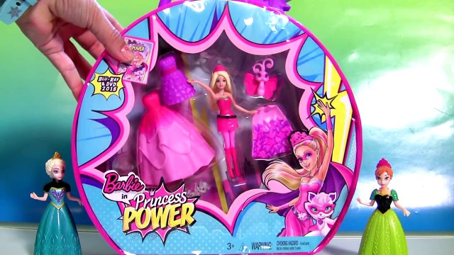 Barbie Princess Power Dress-up MagiClip Disney Frozen Anna Elsa Play-Doh Sparkle con Brilho Glitter