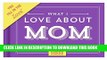 [PDF] Knock Knock What I Love About Mom Fill In The Love Journal Popular Online