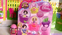 Glitzi Globes Disney Princess Snow White & Rapunzel ❤ SURPRISE EGG ❤ How To Make Glitter Snow Globe