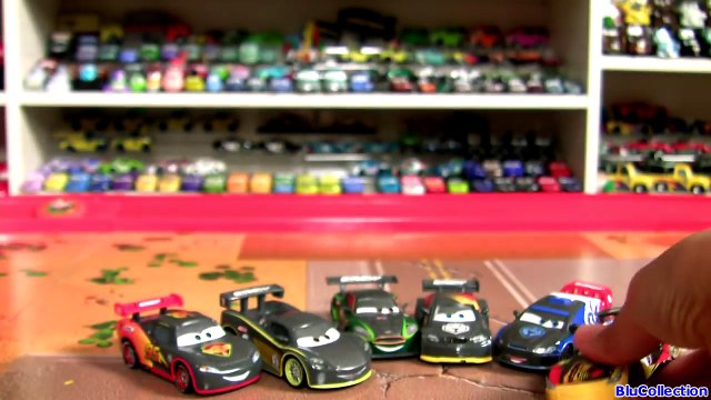 Disney Cars 2 Carbon Racers 2016 Lightning McQueen, Miguel, Raoul, Lewis, Nigel Carbon Fiber Racers