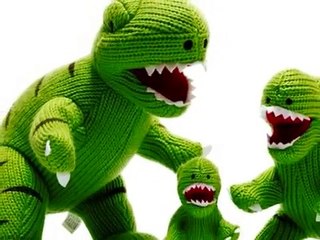 Download Video: Dinosaurio Juguete de Crochet y Punto Para Niños, Dinosaurios Juguetes Infantiles