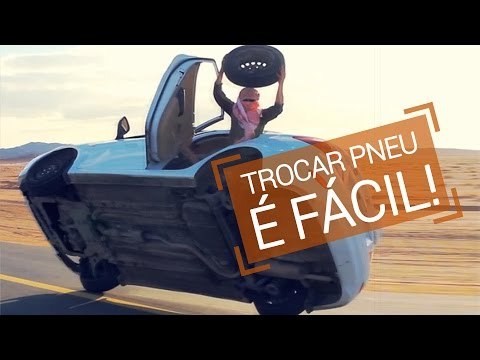 Como trocar o pneu furado do carro (Trocar pneu é facil!)