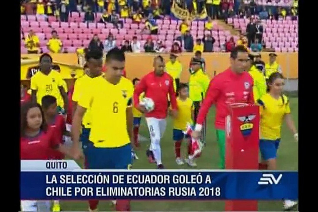 Resumen de partido Ecuador-Chile