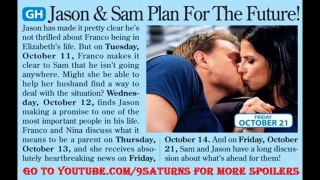 10-11-16 TO 10-21-16 GH SPOILERS Sam Jason Nina Liz Franco General Hospital Promo Preview 10-7-16