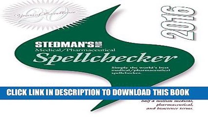 [PDF] Stedman s Plus 2016 Medical/Pharmaceutical Spellchecker (Standard) Popular Online