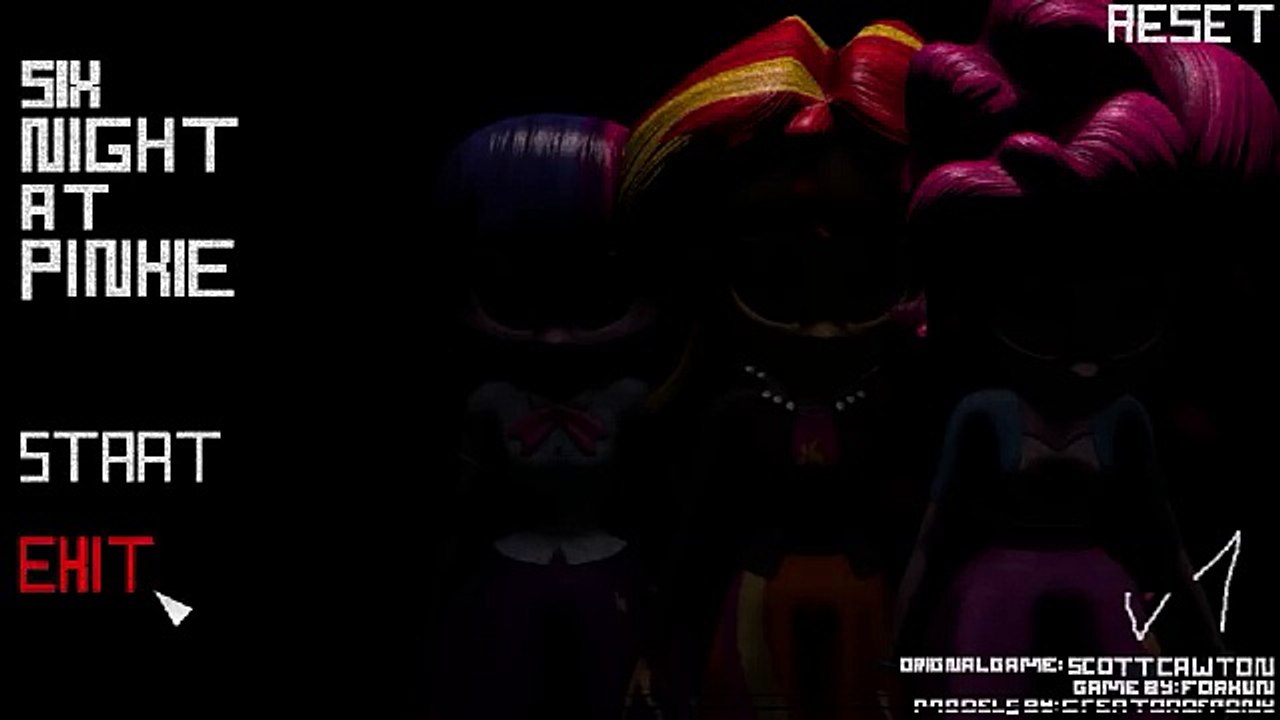 One Hard Night_ Six Nights At Pinkie 2                                                                                                             FNAF FIVE NIGHTS AT FREDDY'S SISTER LOCATION ANIMATION mlp