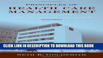 [PDF] Principles Of Health Care Management: Foundations For A Changing Health Care System Full