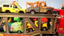 Disney Pixar Cars The Haulers with Mack and Lightning McQueen Off Road Mater and more