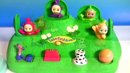 Télécharger la video: Teletubbies Pop Up Surprise Baby toys Tinky Winky, Dipsy, Laa-Laa and Po Stacking Cups Surprise Eggs