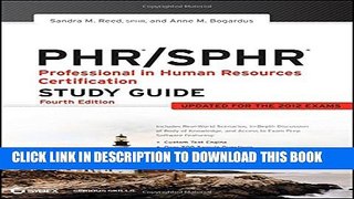 [PDF] PHR / SPHR: Professional in Human Resources Certification Study Guide Full Online