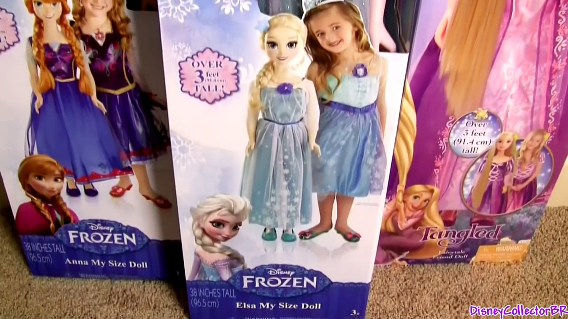 elsa and anna 3 feet dolls