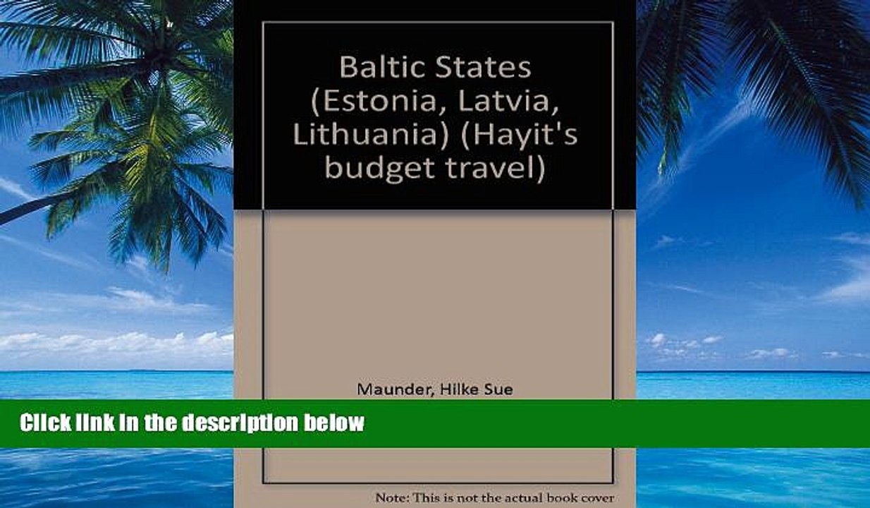 Big Deals  The Baltic States: Hayit s Budget Travel : More Travel for Your Money  Full Read Most